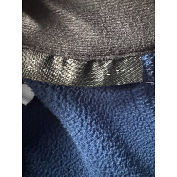 Spyder Men's Sz XL Blue & Black Half Zip Gait Knit Pullover Jacket - Picture 7 of 13